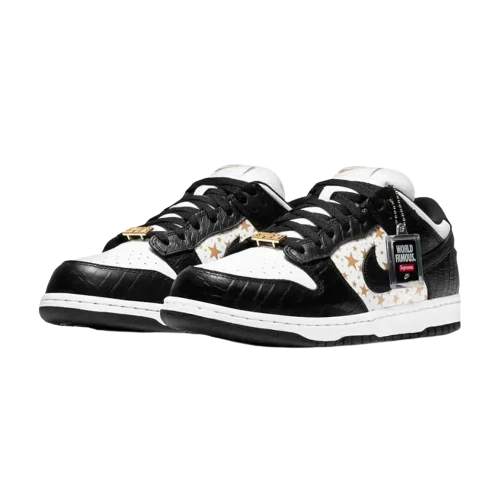 Dunk Low Supreme Stars Black